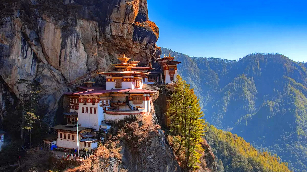 Tiger nest in bhutan