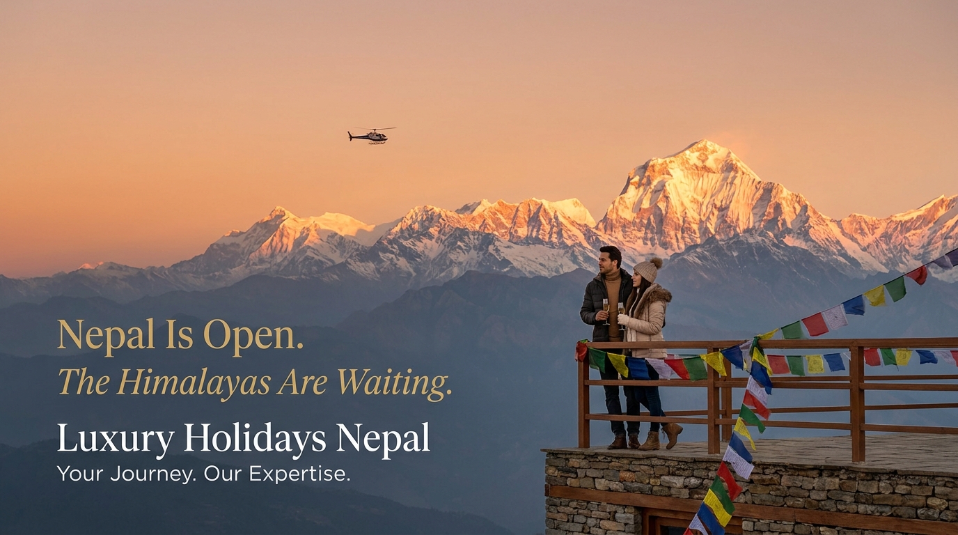 Travelers viewing Nepal Himalayas 202609060909