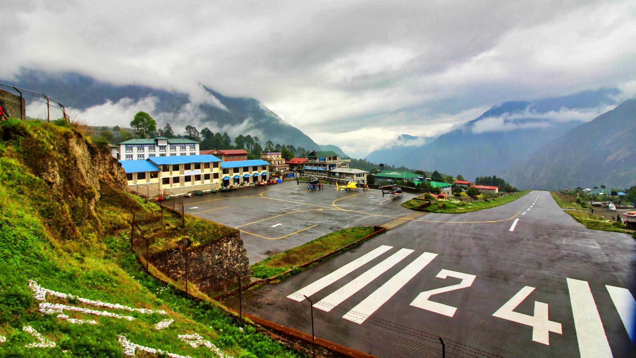 Lukla airport in Everest Region