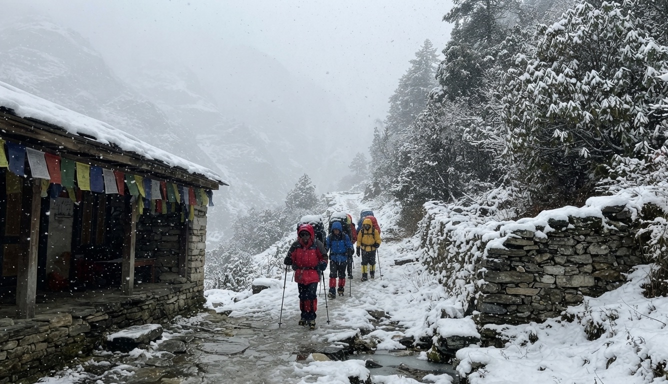 Not Suitable Weather for Trekking