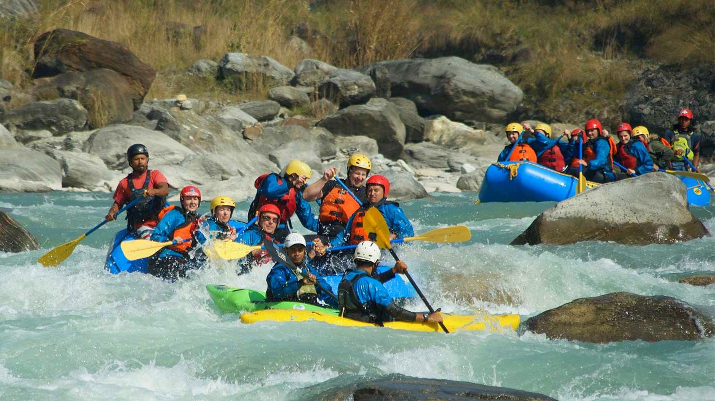 White river rafting in trisuli