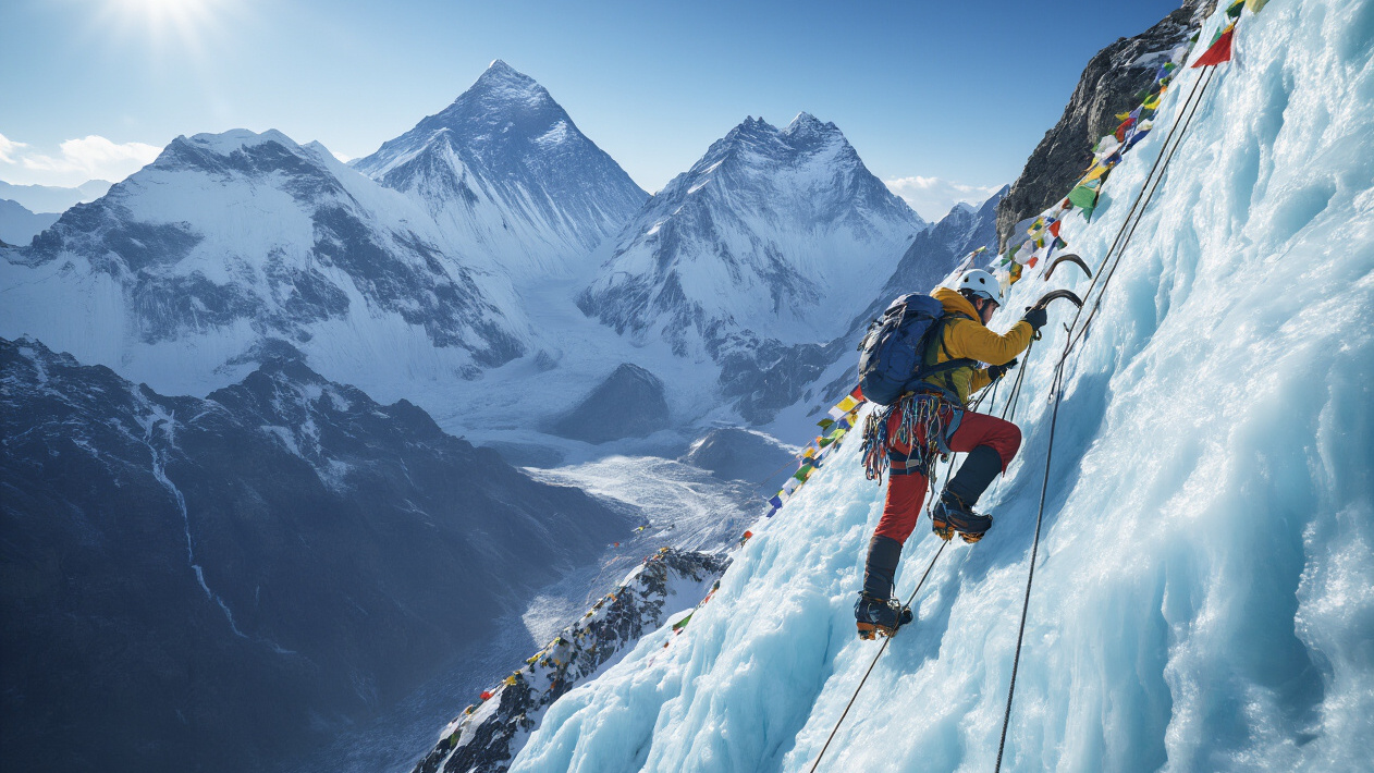 Technical Climbing Sections and Route Navigation