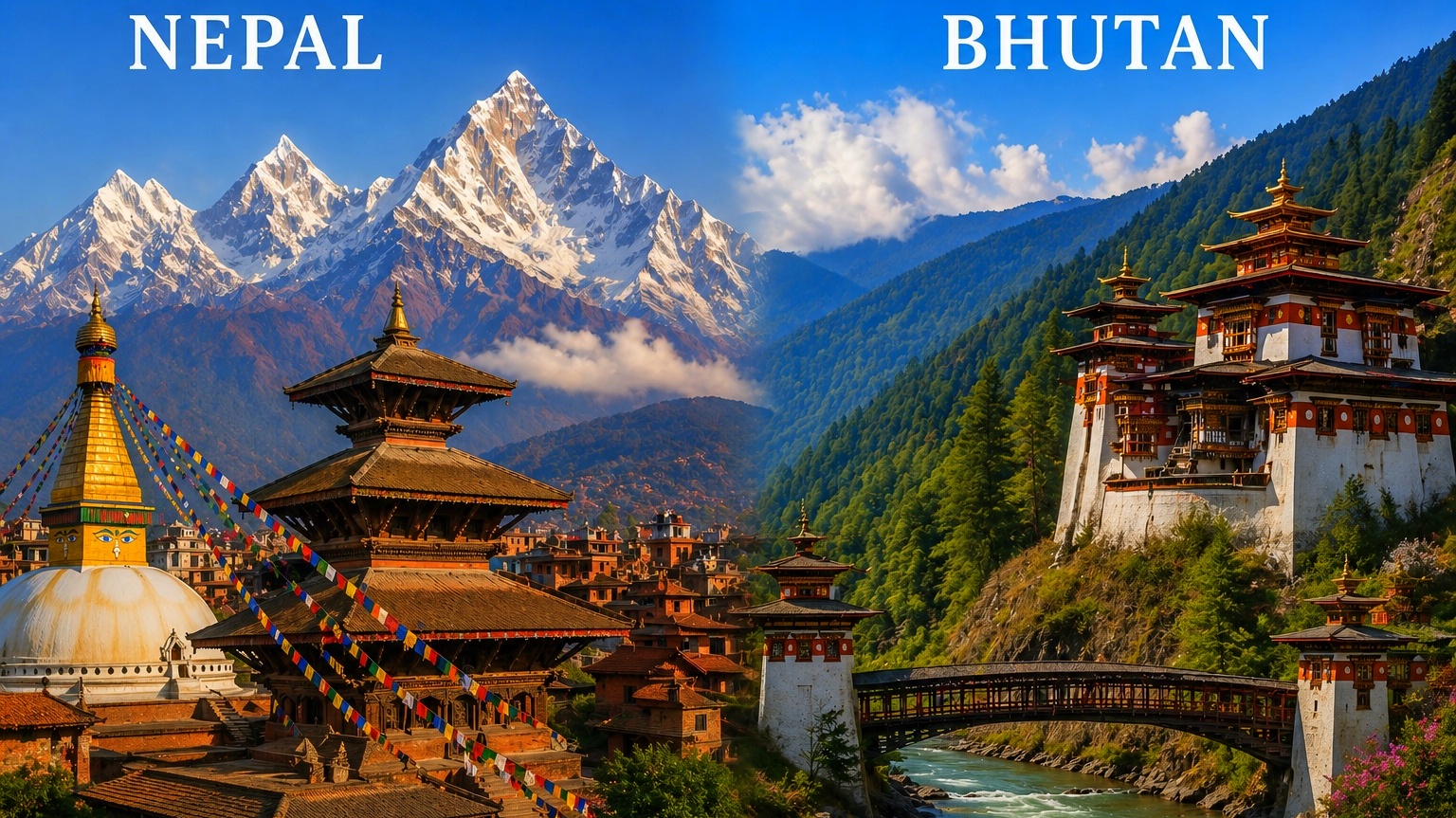 Nepal & bhutan