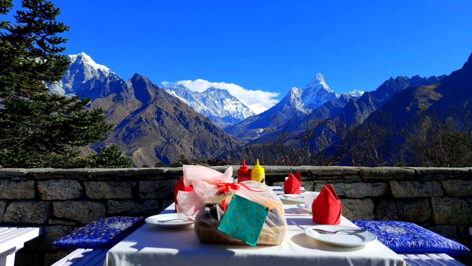 View from the hotel everest