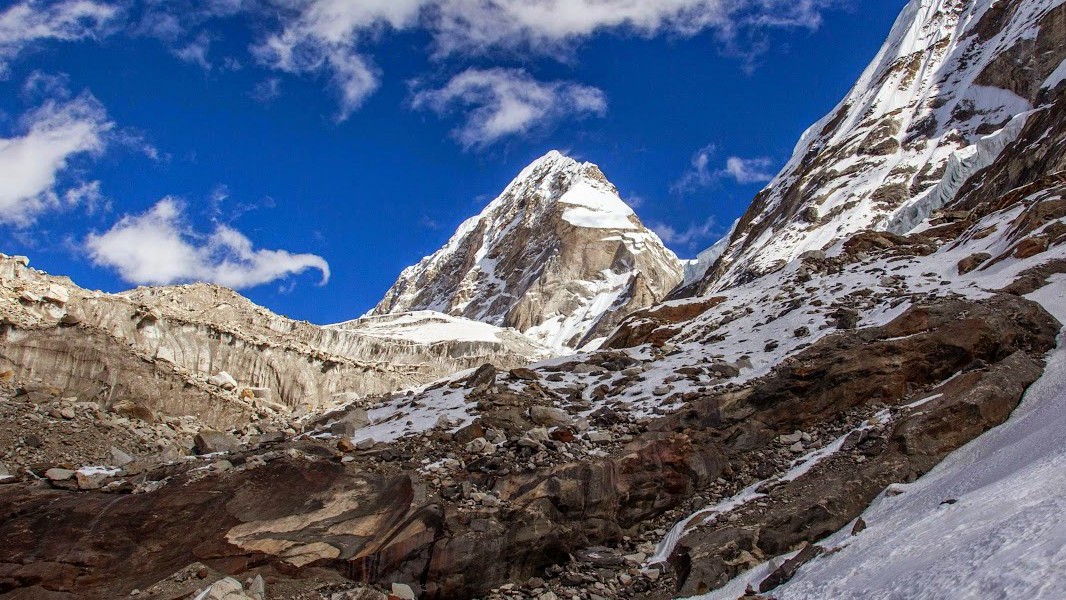 The Tashi Lapcha Pass Trek, a challenging route between the Rolwaling Valley and the Everest Region.