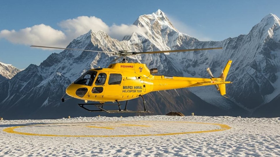 Mardi Himal Helicopter Tour in Nepal