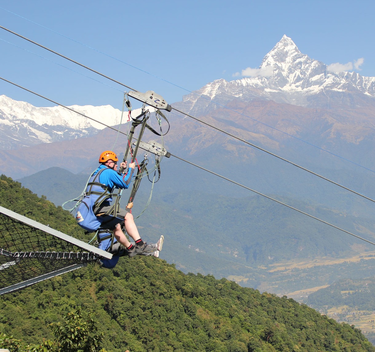 A adventure sports tour in Nepal with Rafting, Jungle Safari and Mountain Flight