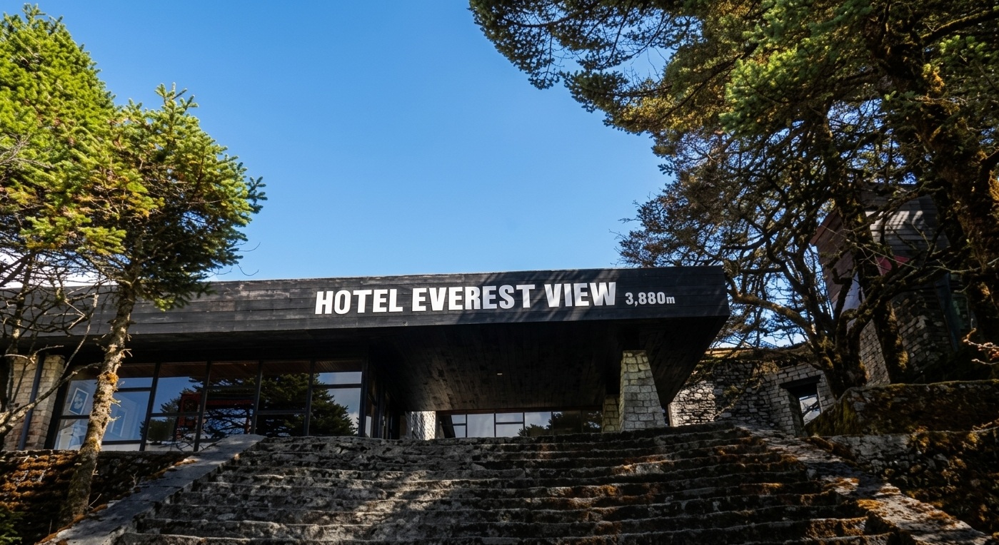 Namche to Hotel Everest View