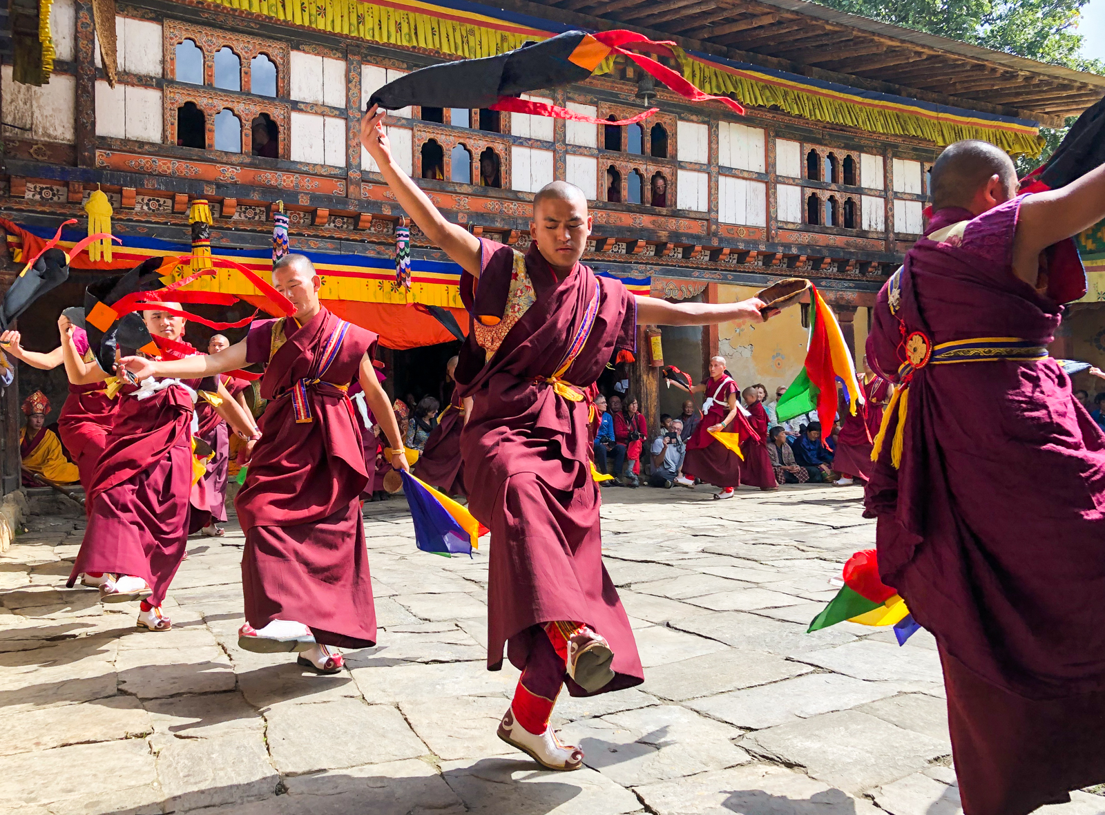 Bhutan Treasure Dances Rehearsal Phurbai Gi Tsacham