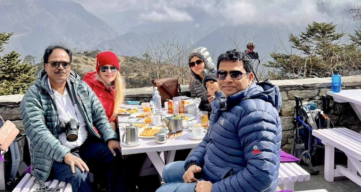 Breakfast at Everest View Hotel