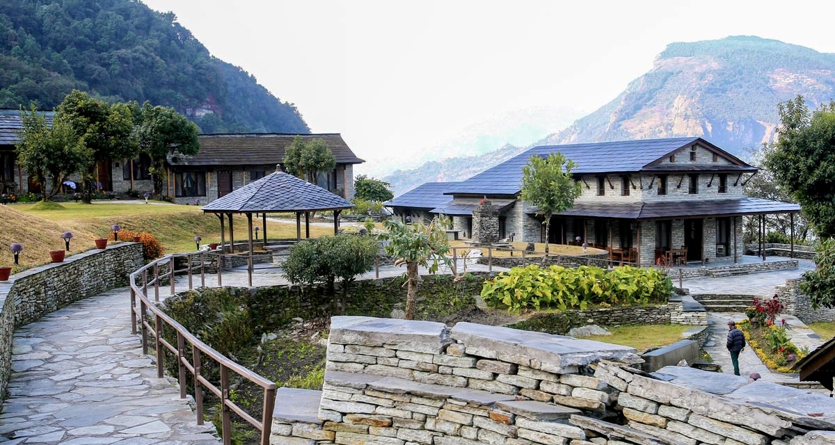 TTG Nepal Annapurna Luxury 12 Views Of Mala Lodge Majgaon On Annapurna Luxury Lodges Trek In Nepal