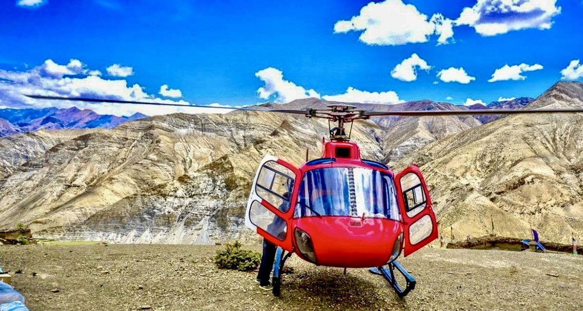 Upper Mustang Helicopter Tour