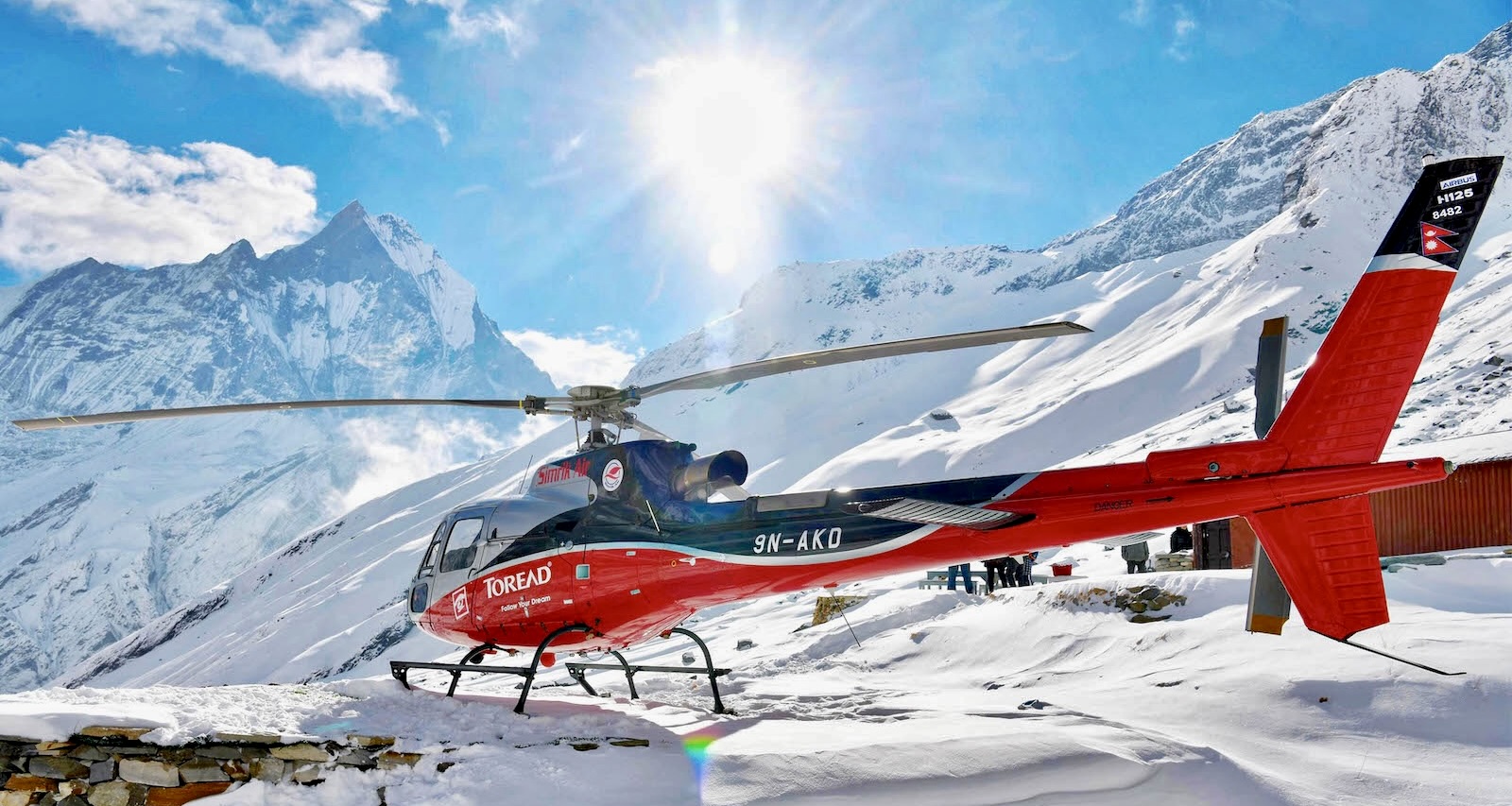 Annapurna helicopter Tour Luxury holidays