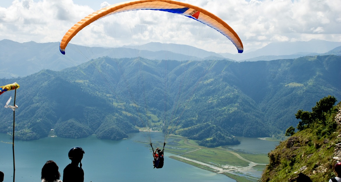 Paragliding In Pokhara Nepal 4